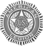 American Legion Emblem Balck&white