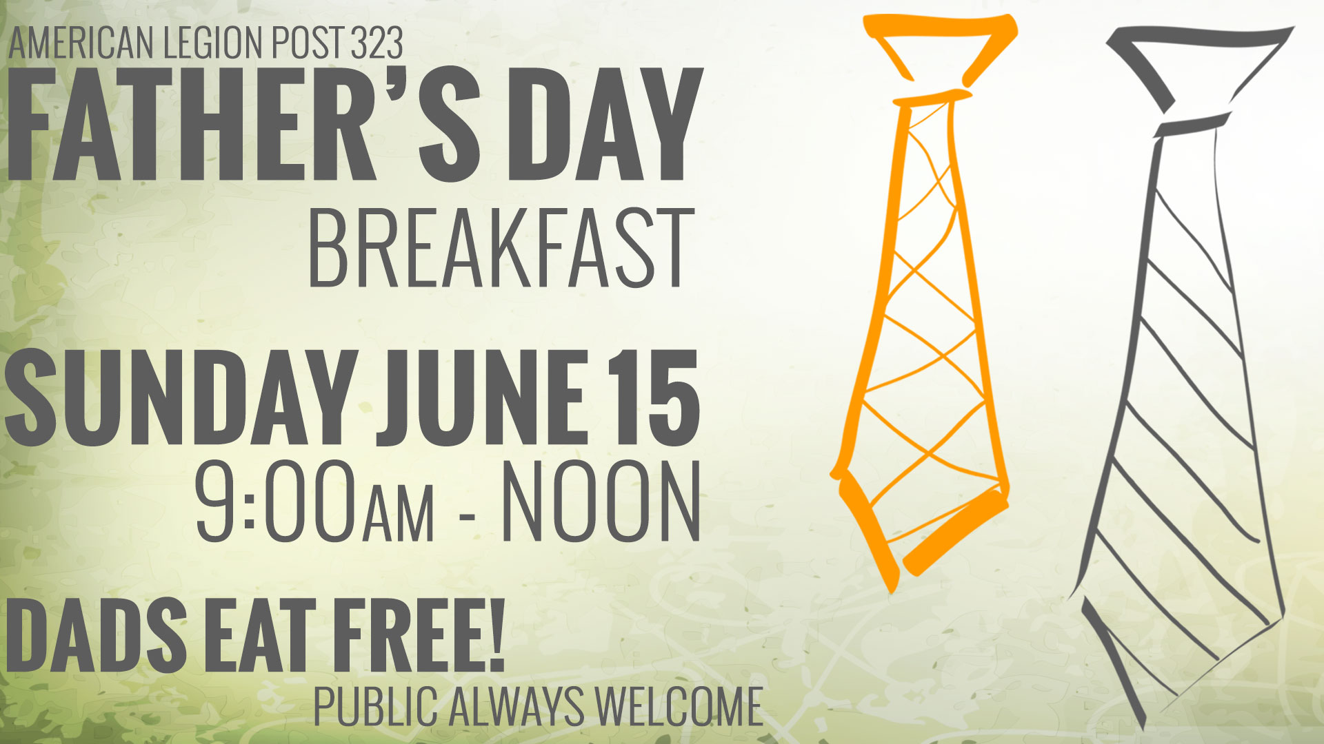 fathers day breakfast ad