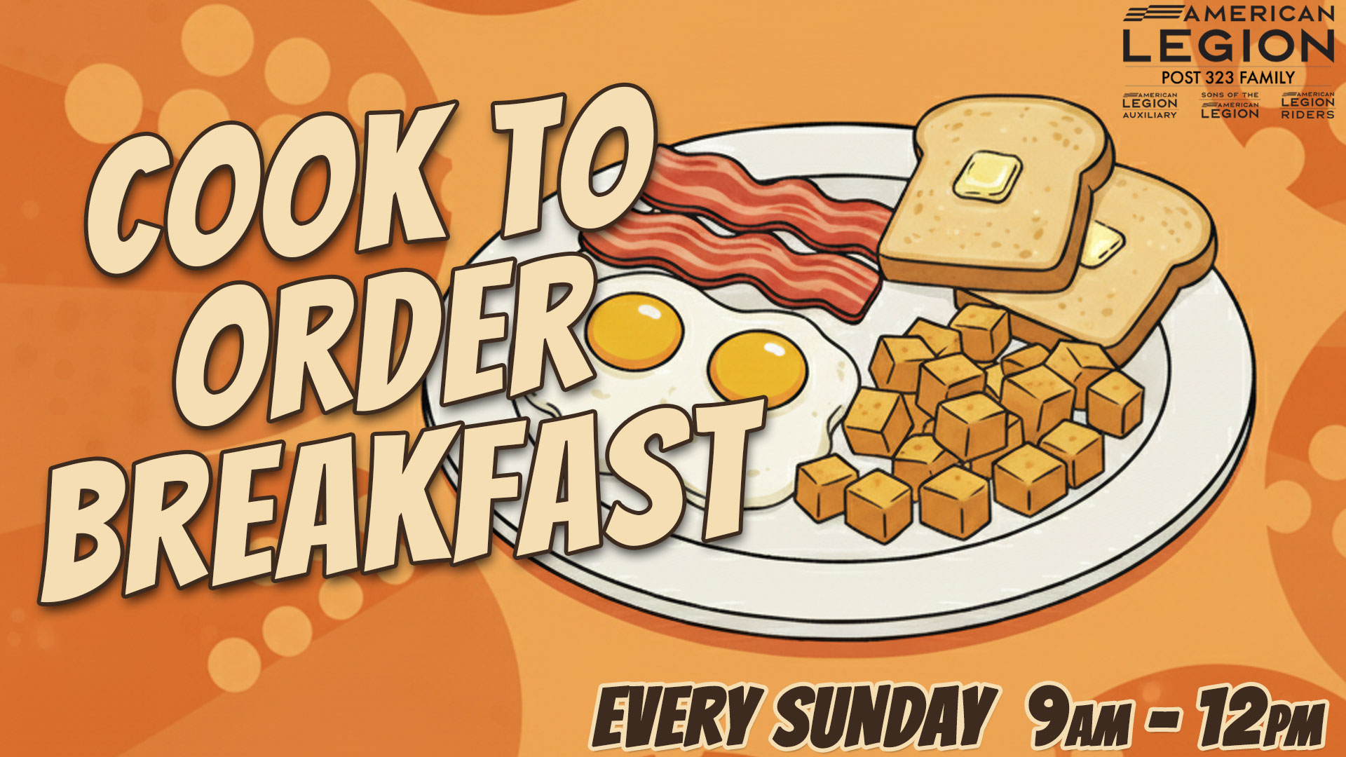 sunday breakfast flyer
